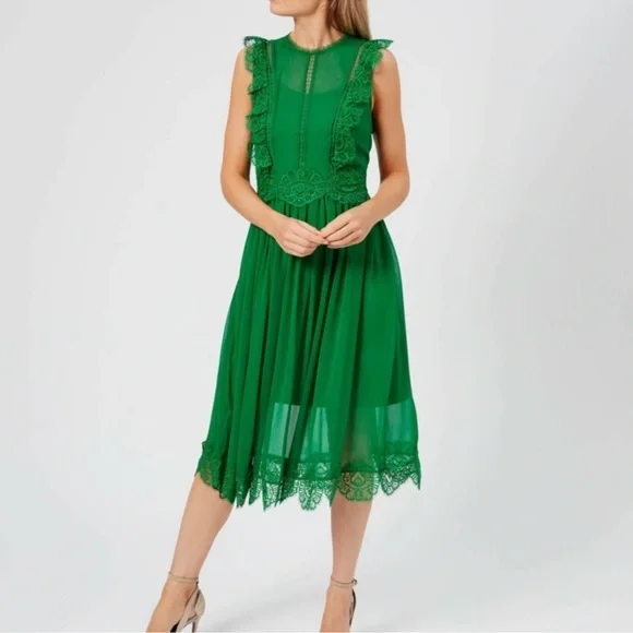 Ted Baker | Dresses | Ted Baker Porrla Frill Lace Midi Dress Green Size 2 Us 6 | Poshmark Ted Baker | Dresses | Ted Baker Porrla Frill Lace Midi Dress Green Size 2 Us 6 | Poshmark